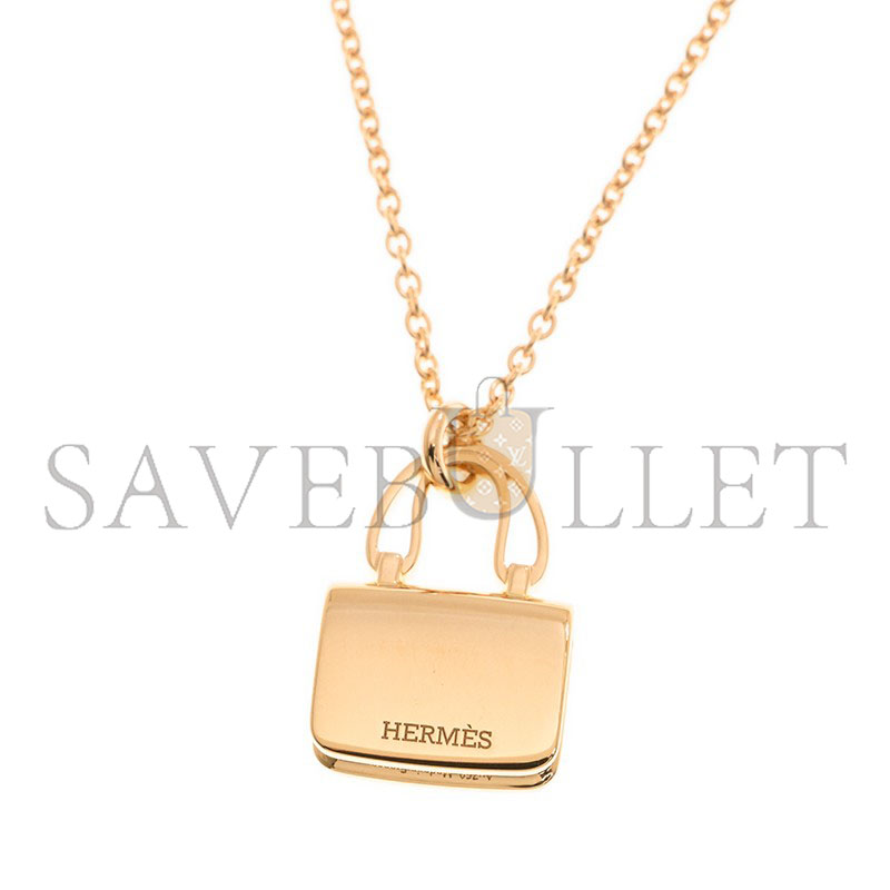 HERMÈS CONSTANCE DIAMOND NECKLACES GOLD 